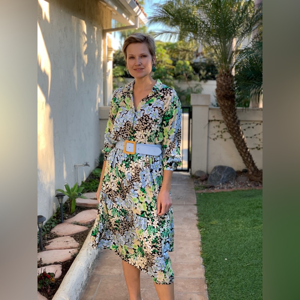 Blogger Favorite H&M Floral Viscose Dress